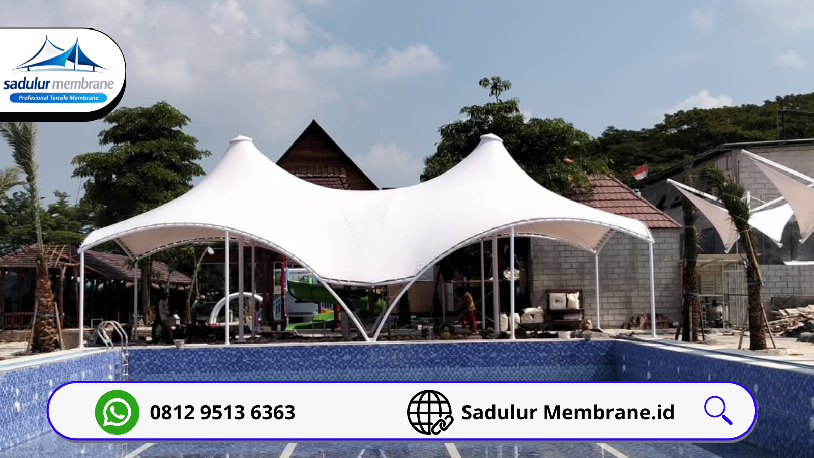 Kanopi membran Pasar Minggu Jakarta Selatan