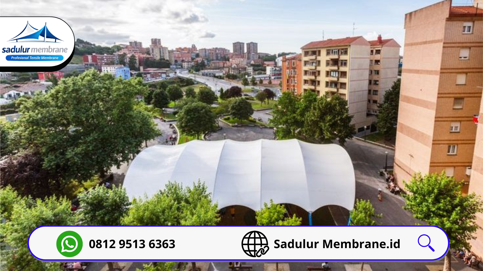 Tenda membrane Bogor premium