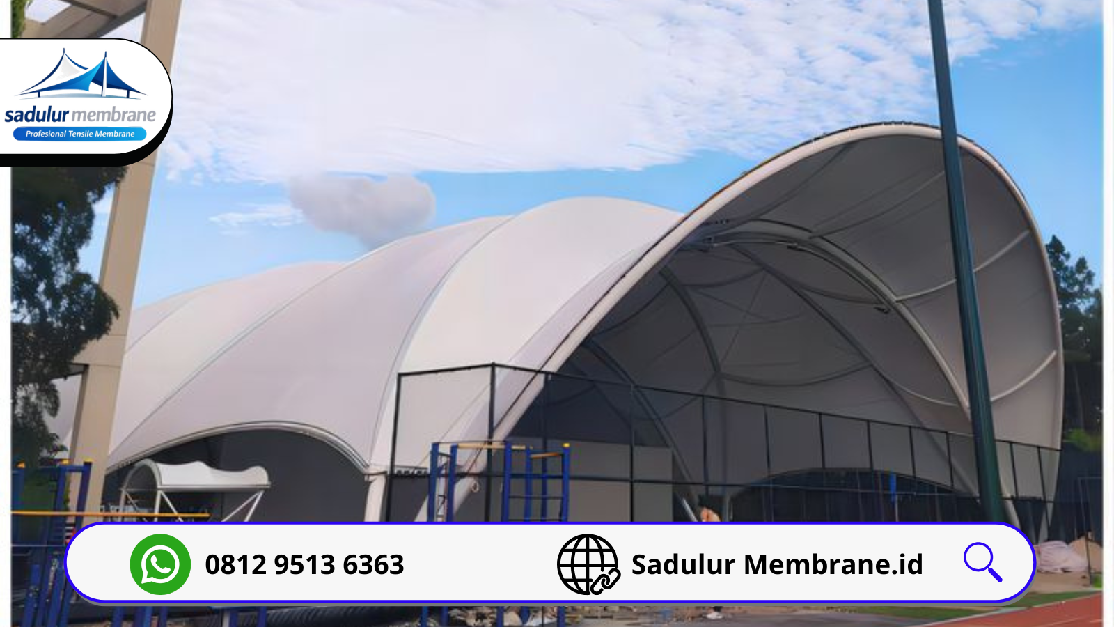 Kanopi Membran Lapang Padel