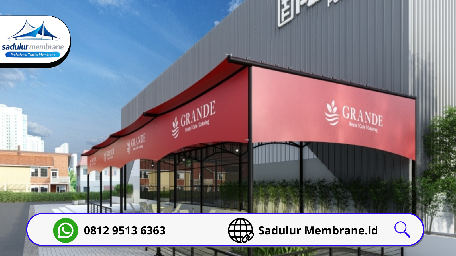 Kanopi Membrane Tegalsari Surabaya