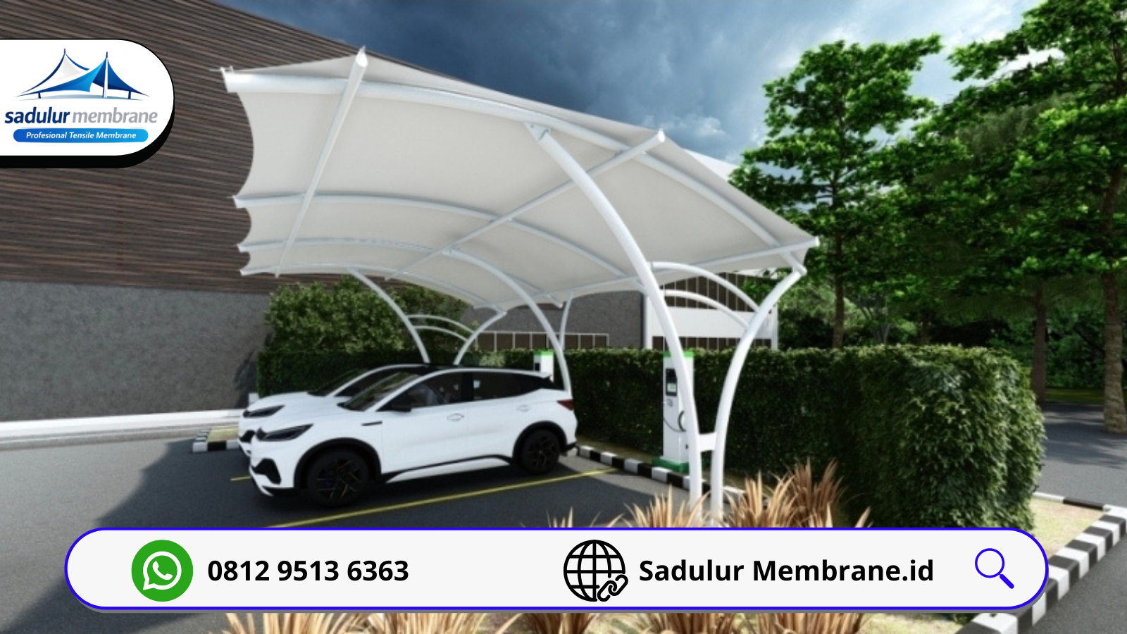 Atap Kanopi Membran Carport Bogor
