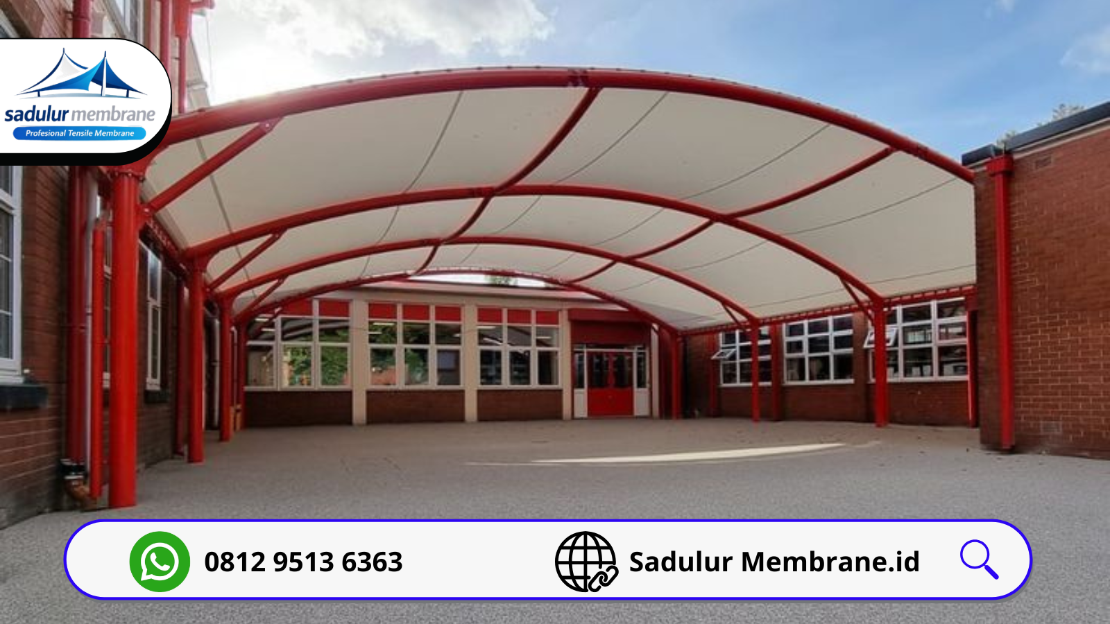 kanopi membran lembang bandung modern