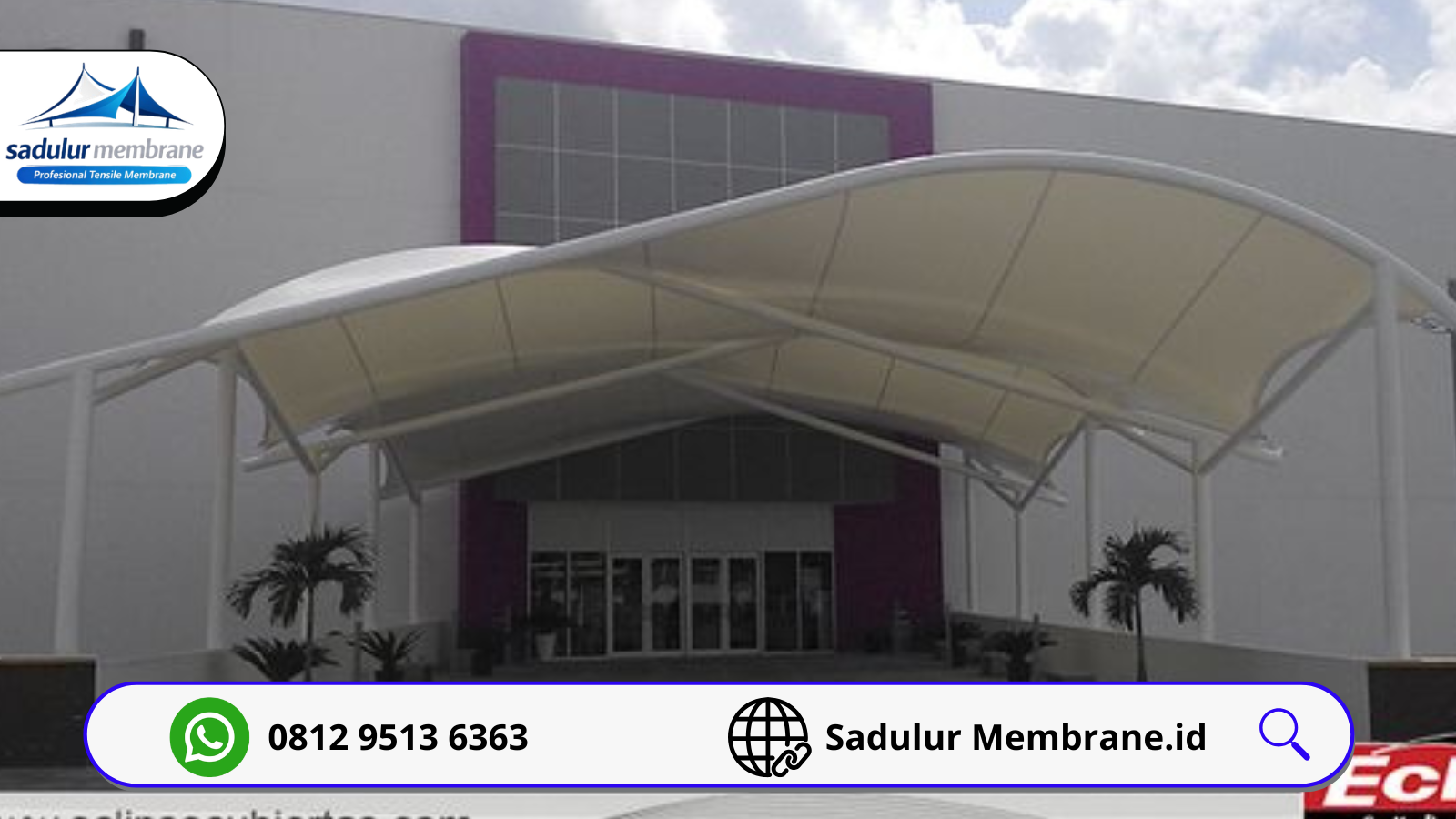 kanopi membrane untuk lapangan olahraga