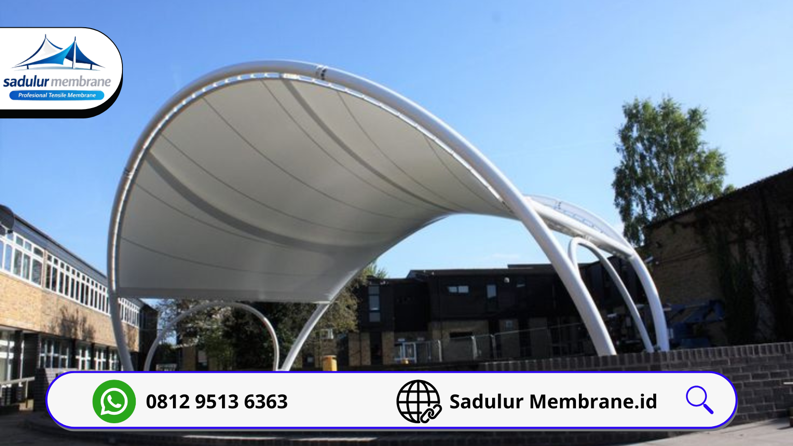 Kontraktor canopy membrane Jakarta Timur profesional
