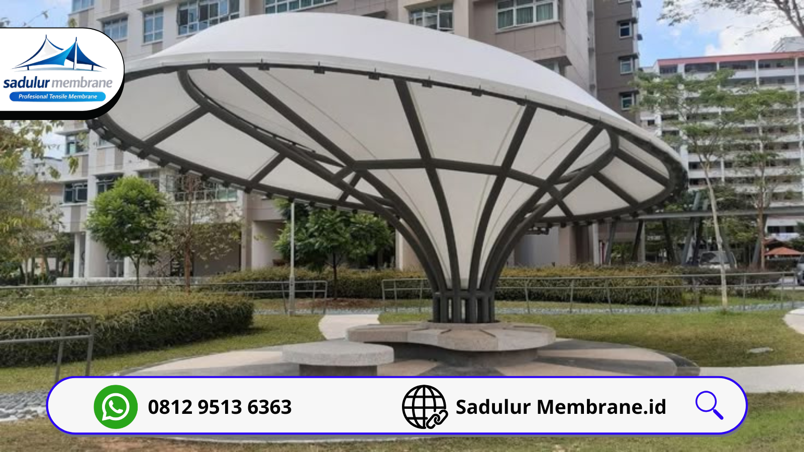 tenda membrane untuk area outdoor jakarta