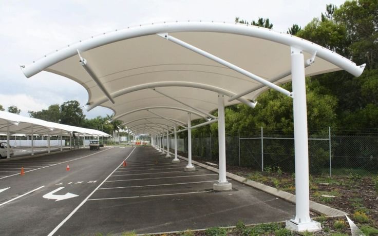 Instalasi Canopi Membrane Surabaya Modern