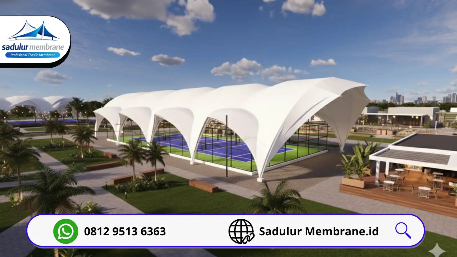 Kanopi Membrane Futsal Bandung 2