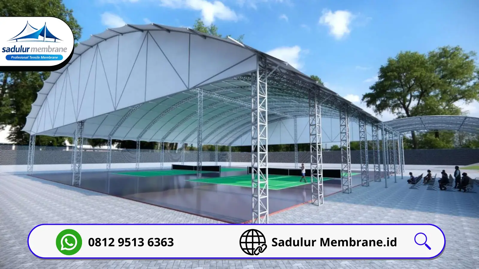 kanopi membrane kota bubutan surabaya