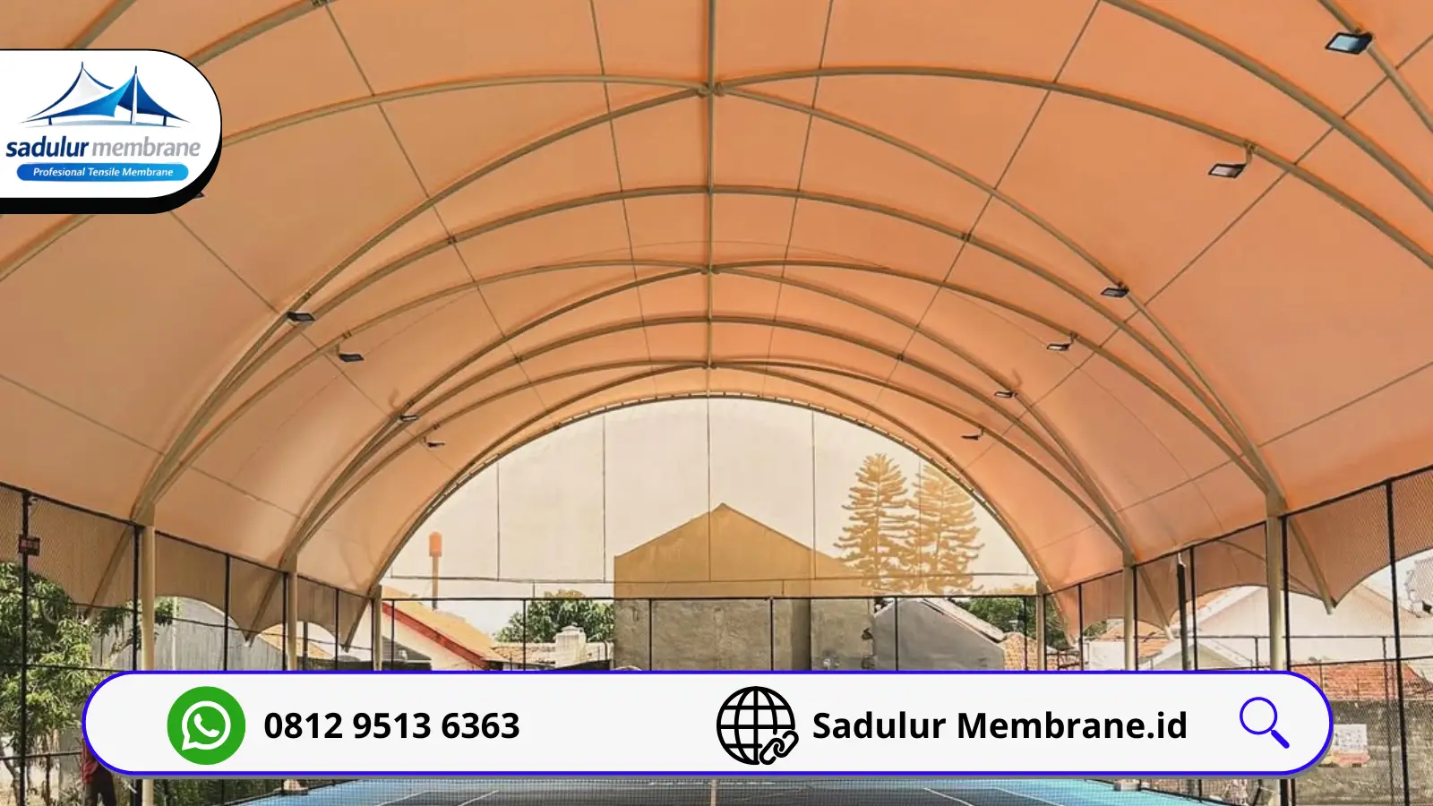 Kanopi Membrane Lapangan Futsal Bandung