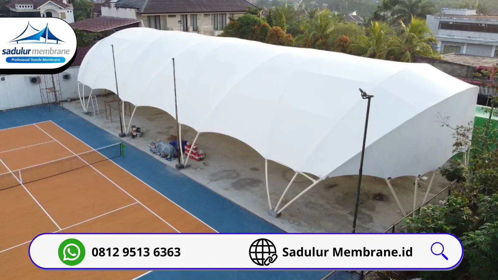 Desain Lapangan Padel Bandung dengan Membrane Modern