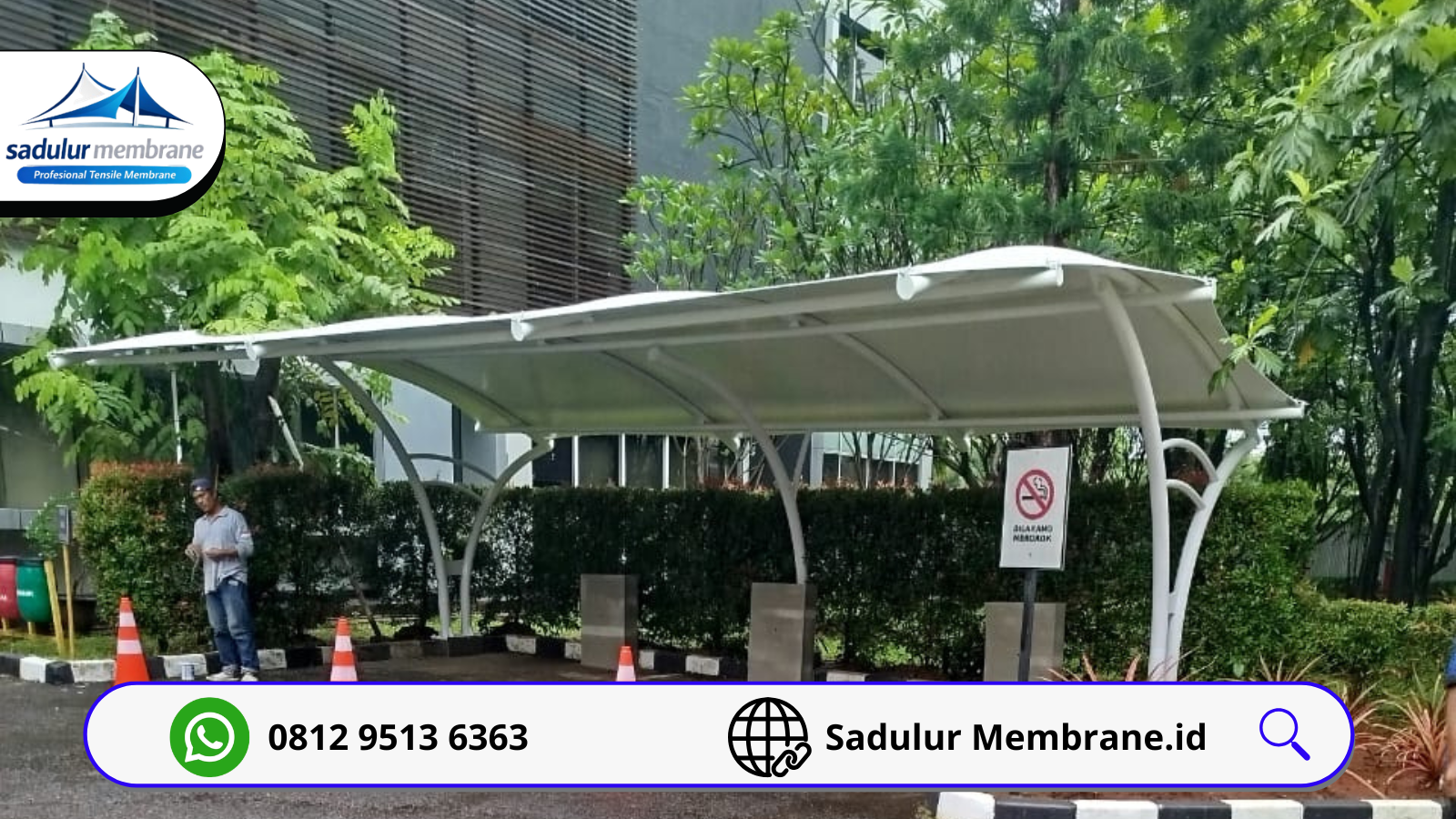 Desain Kanopi Membrane