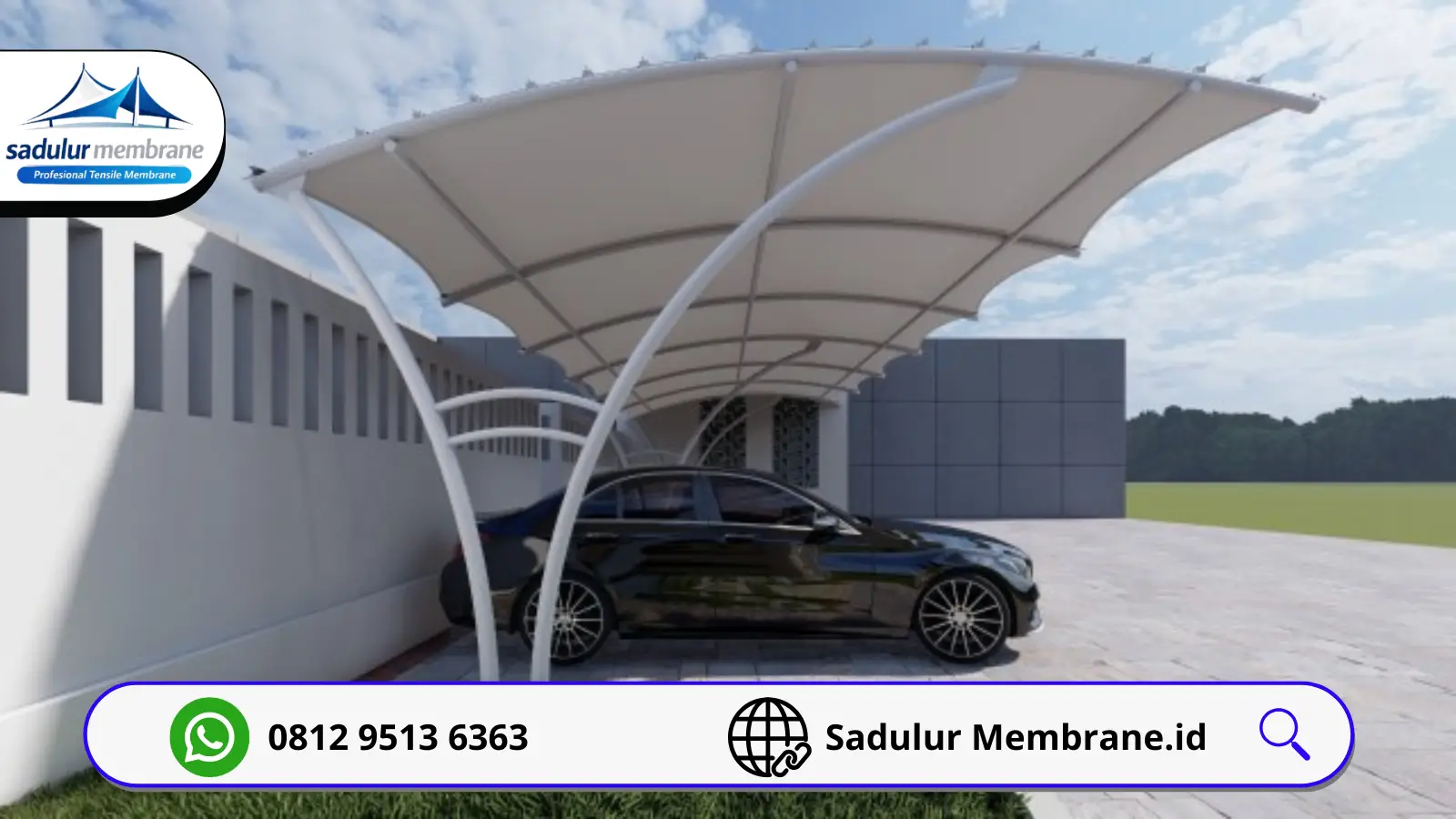 Contoh Kanopi Membrane Bandung Selatan