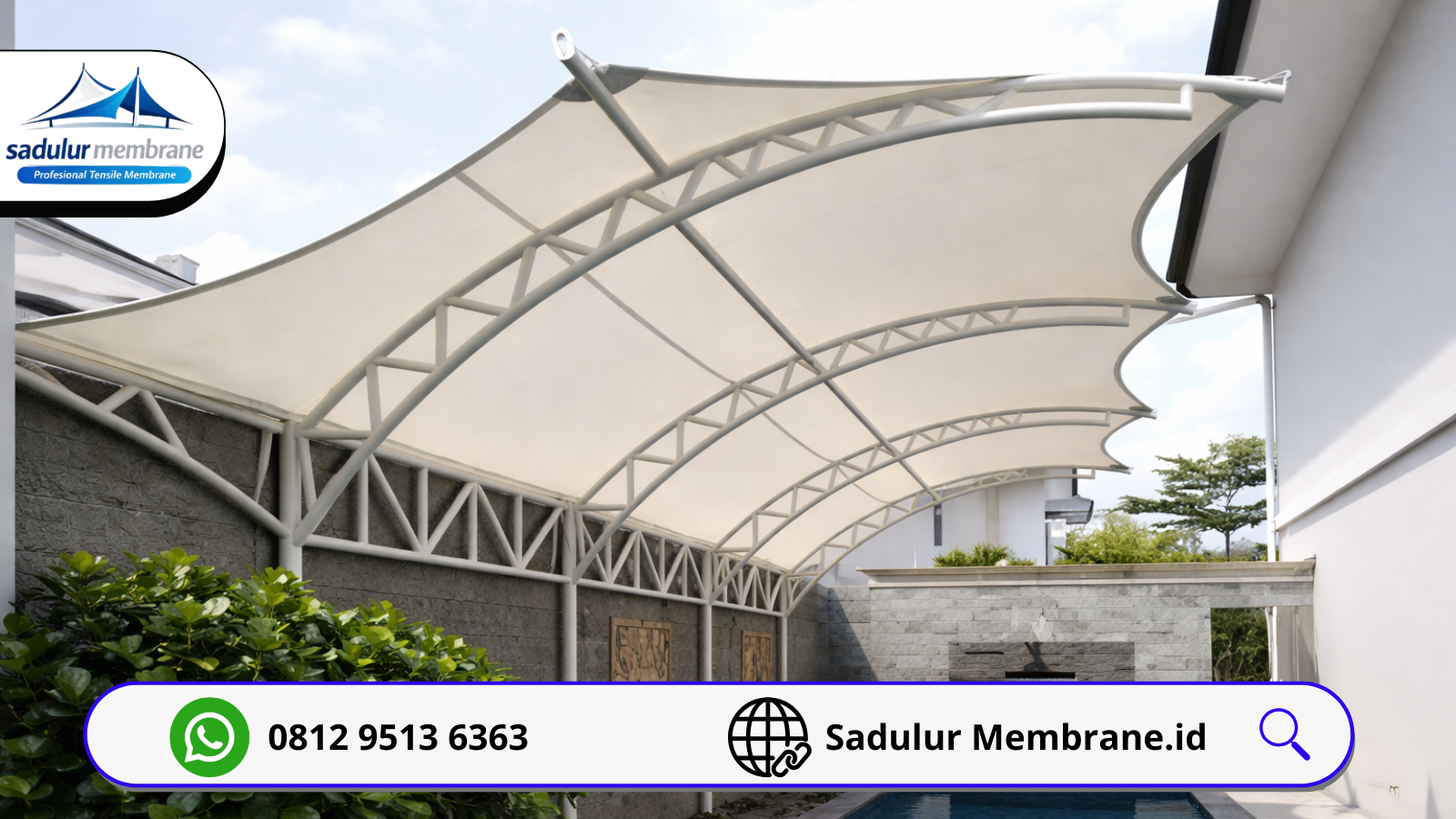 Pasang Canopy Membran Tangerang Area BSD City