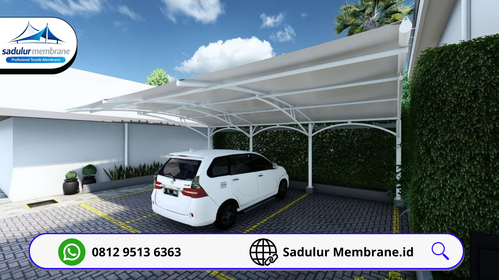 desain kanopi parkiran 4