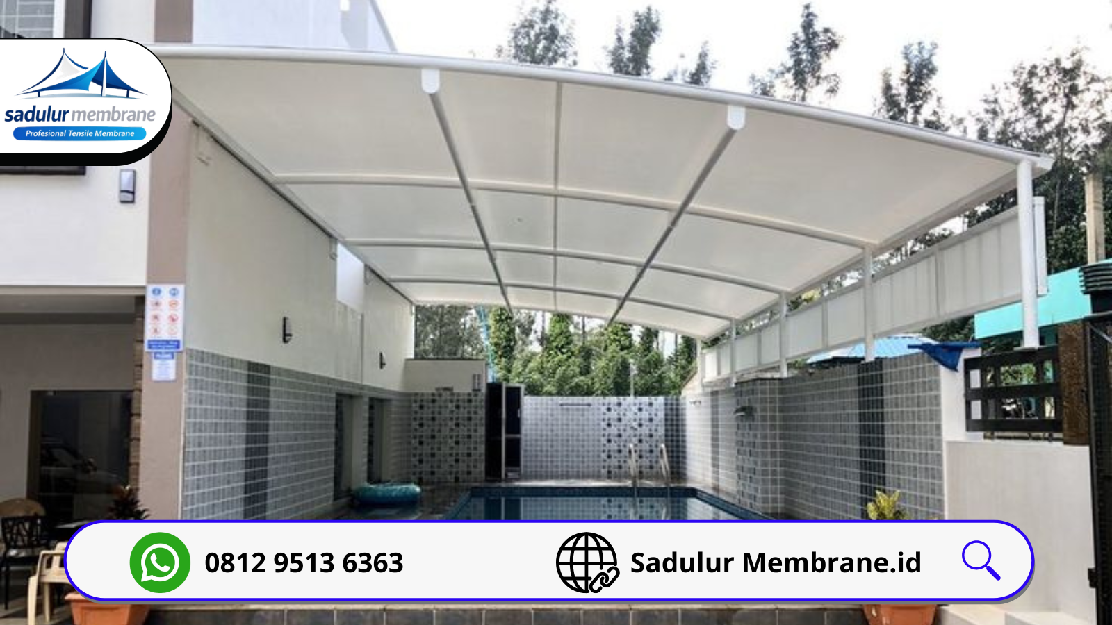 hasil kanopi membrane carport 1
